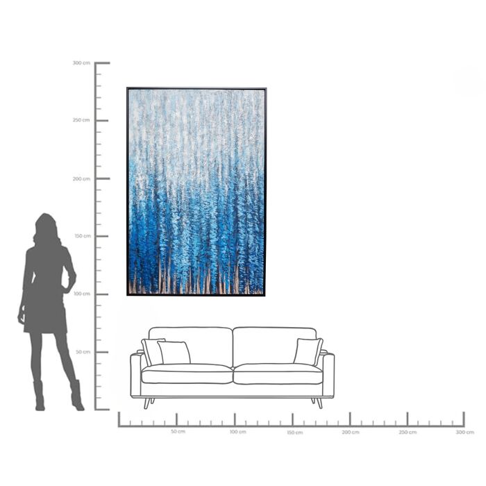 Tableau encadré Rain Shower 120x180cm