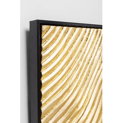 Quadro decorativo Wave oro (2/Set)