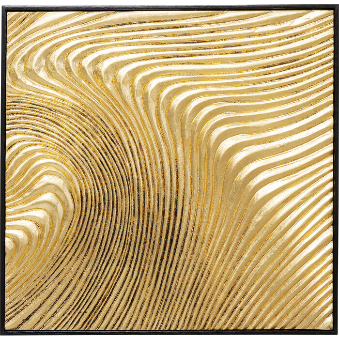Tableau décoratif Wave doré (2/Set)