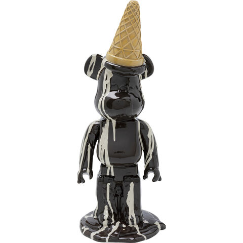 Deco Figurine Gelato Bear Black 40cm