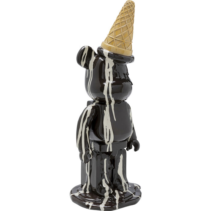 Deco Figurine Gelato Bear Black 40cm