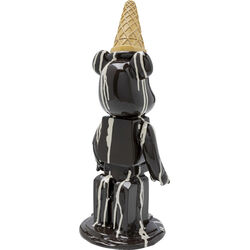 Figurine décorative Gelato Bear noir 40cm