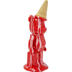 Figura deco Gelato Bear rojo 40cm