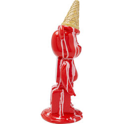 Figura deco Gelato Bear rojo 40cm