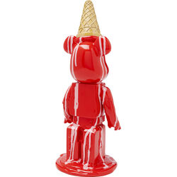 Deko Figur Gelato Bear Rot 40cm