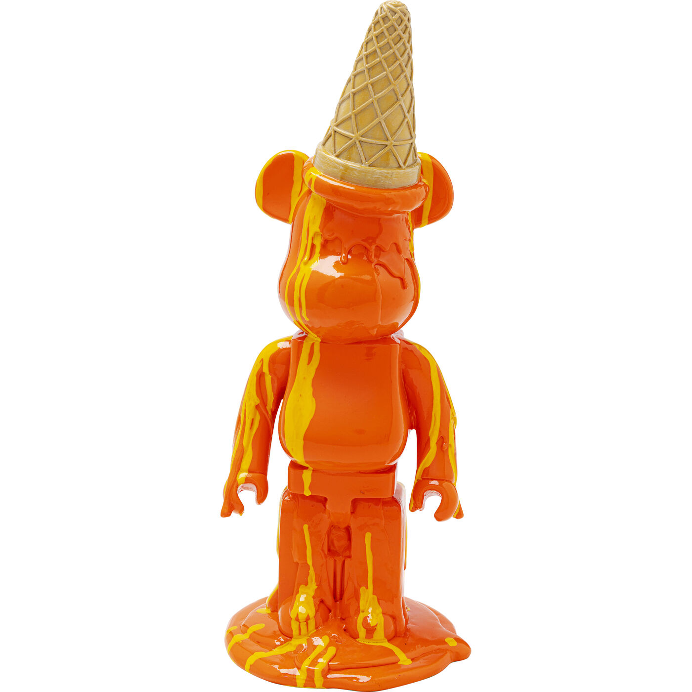 [54807] Figura deco Gelato Bear naranja 40cm