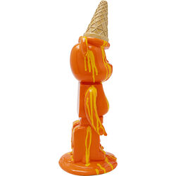 Deco Figurine Gelato Bear Orange 40cm