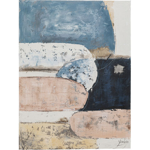 Canvas Picture Art Ovals 90x120cm