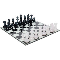 Objeto deco Chess transparente 60x60cm