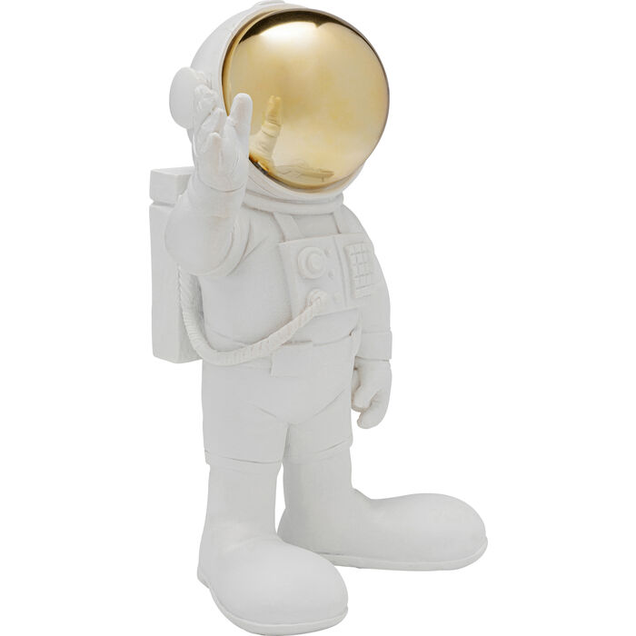 Deko Figur Welcome Astronaut Weiß 27cm