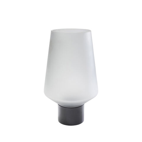 Vase Noble Ring Grey Matt 26cm