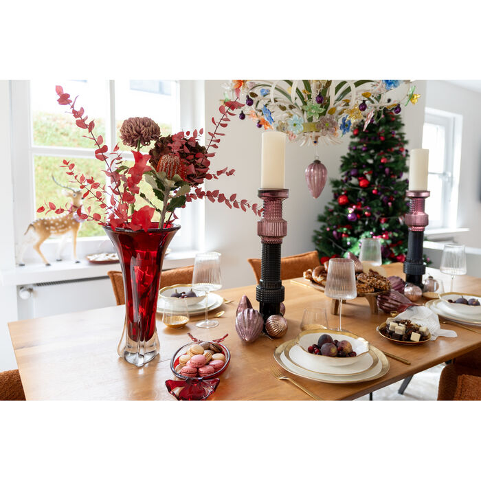 Kerzenständer Marvelous Duo Pink Grau 49cm