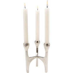 54944 - Candle Holder Stacky Silver 15cm