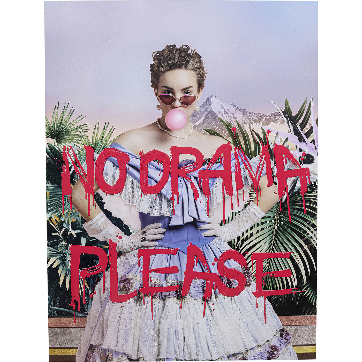 Cuadro cristal No Drama 90x120cm