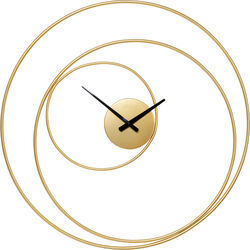 Reloj pared Circular dorado Ø74cm
