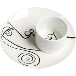 Coffee Cup Viso Donna (2/part)