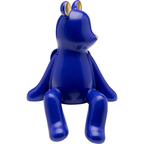 Figura deco Sitting Squirrel azul 20cm