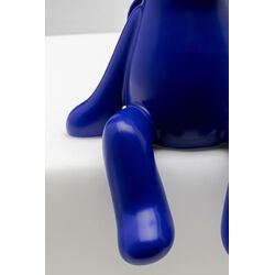 Deko Figur Sitting Bear Blau 20cm