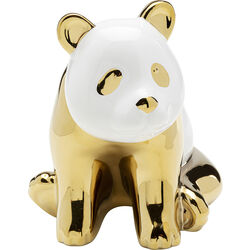 Figura deco Sitting Panda dorado 18cm