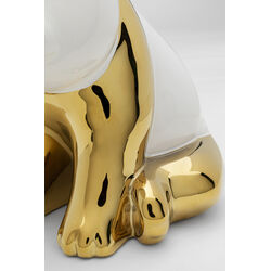 Deco Figurine Sitting Panda Gold 18cm