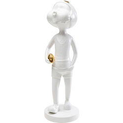 Figura deco Ball Girl blanco 41cm