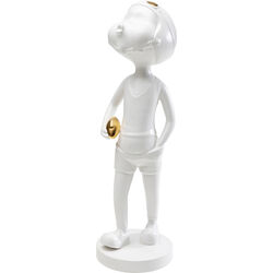 Deco Figurine Ball Girl White 41cm