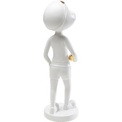 Deco Figurine Ball Girl White 41cm