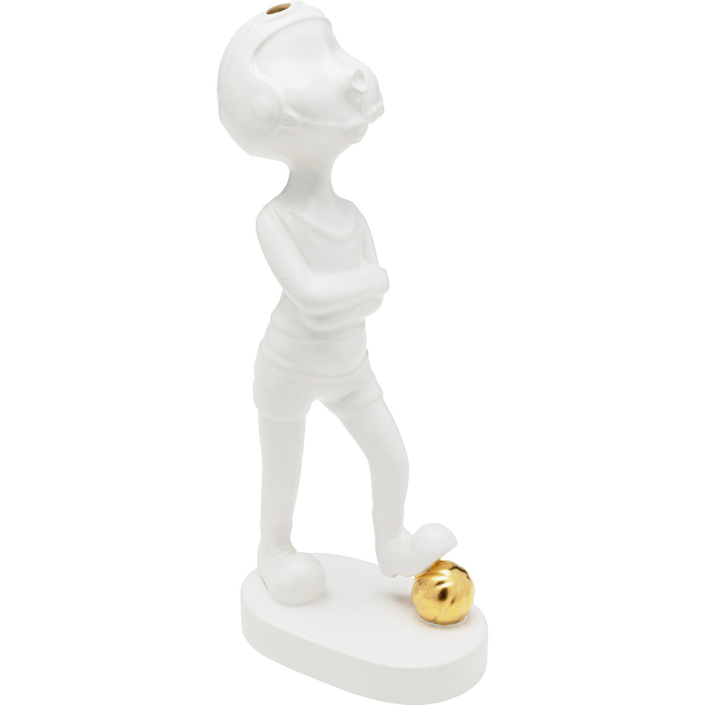 [55050] Figura deco Ball Girl blanco 29cm