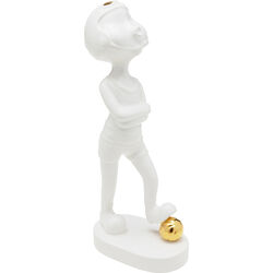 55050 - Deco Figurine Ball Girl White 29cm