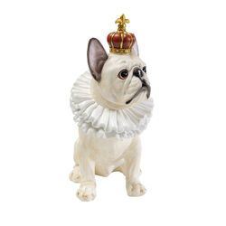 Deco Figurine King Dog White 33cm