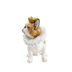 Figura deco King Dog marrón 29cm