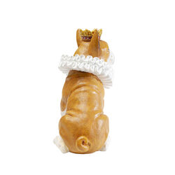 Figura deco King Dog marrón 29cm