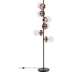 Lampadaire Double Bubble cuivre 165cm