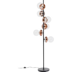 lampada da terra Double Bubble rame 165cm