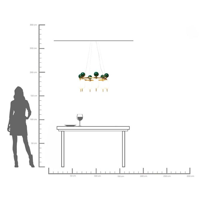 Hängeleuchte Charleston Six Ø68cm