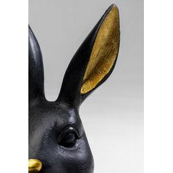 Deco Figurine Sweet Rabbit Black 23cm