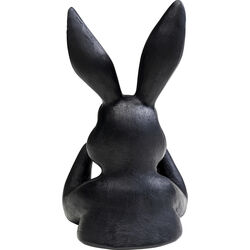 Deco Figurine Sweet Rabbit Black 23cm