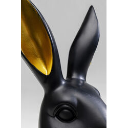 Deco Figurine Sweet Rabbit Black 31cm