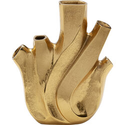 Vase Flame Gold 29cm