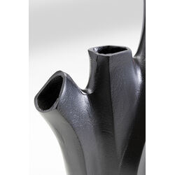 Vase Flame Black 29cm