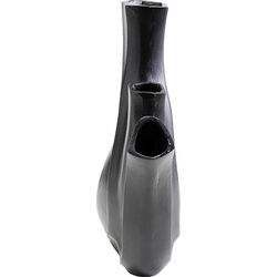 Vase Flame Black 29cm