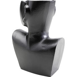 Vase Rostro Side noir 27cm