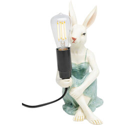 Lámpara mesa Girl Rabbit 21cm