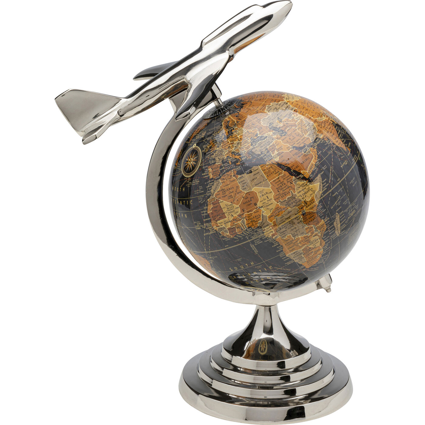 [55301] Objeto Deco Globe Top Plane 39cm