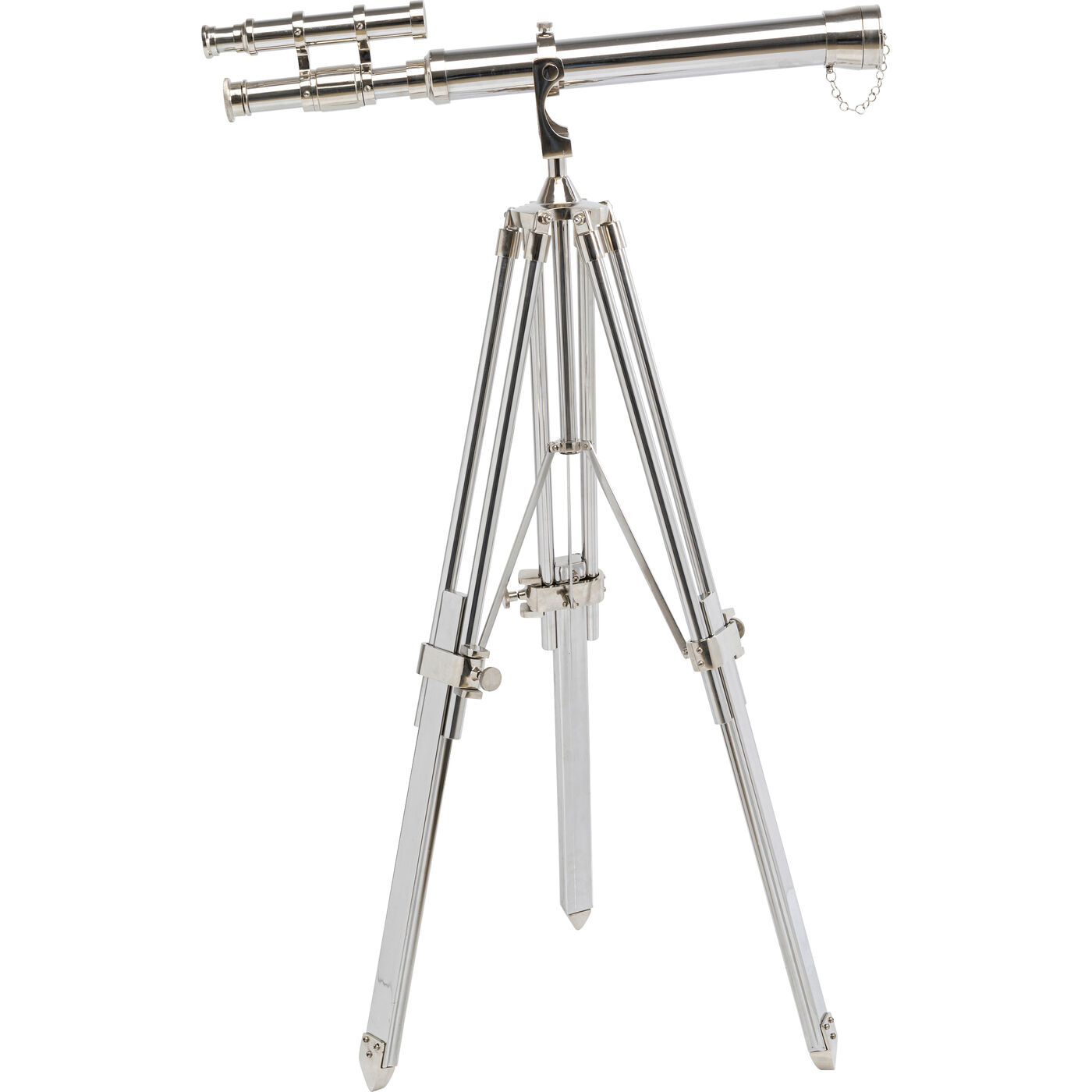 Objeto Deco Telescope Plateado 125cm