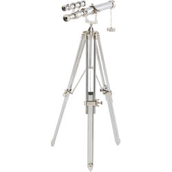 Oggetto decorativo Telescope argento125cm