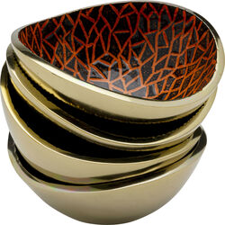 Deco Fuente Samba Colore Crackle (4/Set)