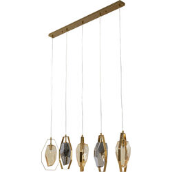 Pendant Lamp Diamond Fever Dining Brass 110cm