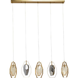 Pendant Lamp Diamond Fever Dining Brass 110cm