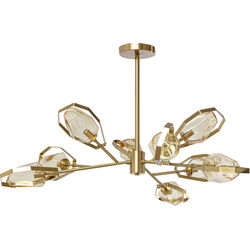 Hängeleuchte Diamond Fever Ufo Brass Ø106cm